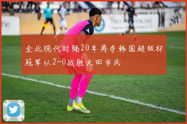 全北现代时隔20年再夺韩国超级杯冠军以2-0战胜大田市民